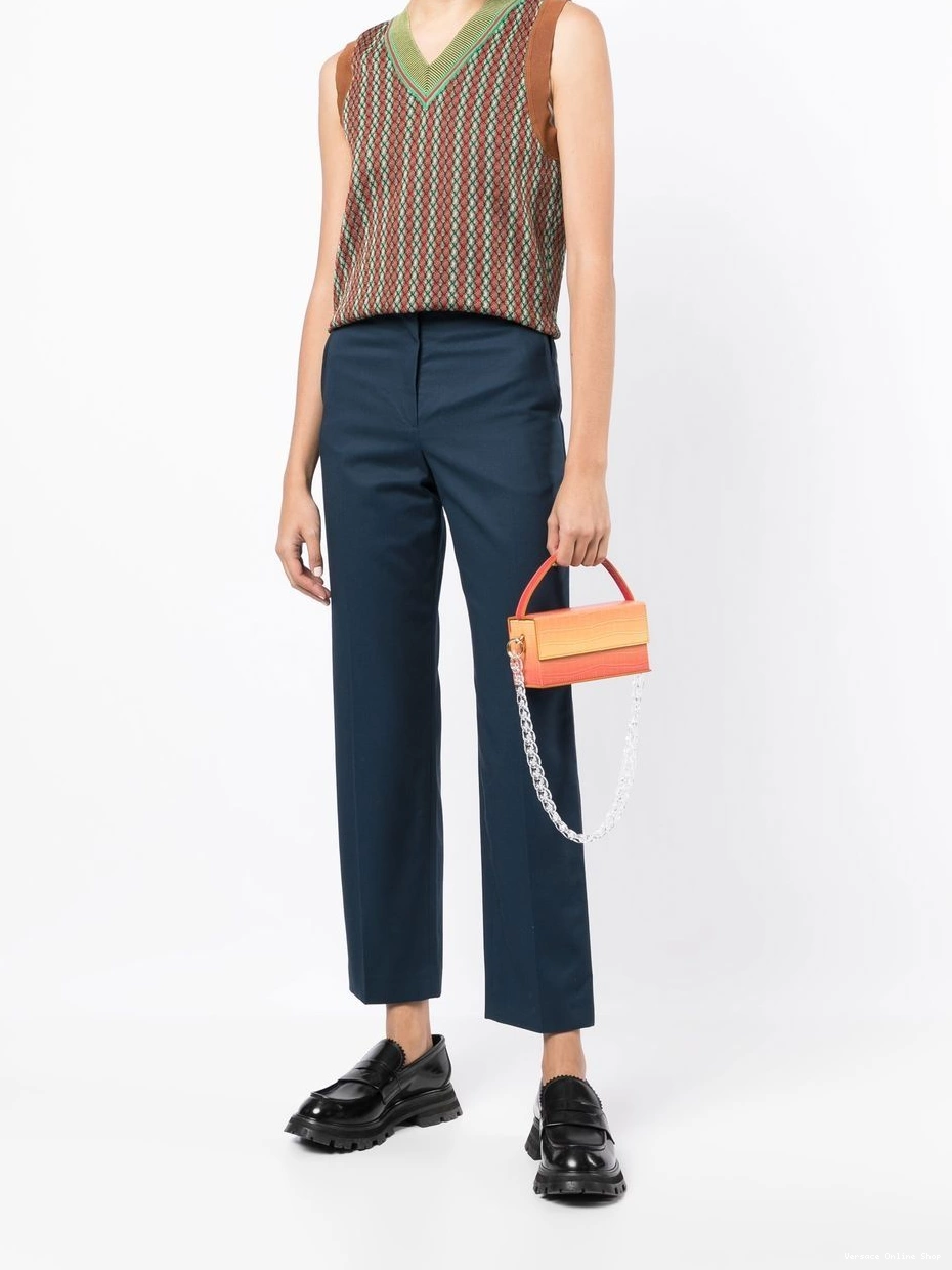 Affordable tailored Versace Women straight-leg trousers 0701